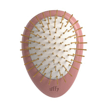 Load image into Gallery viewer, The Acubrusher - Beech Wood Coral Pink - 24K Gold Plated Bristle
